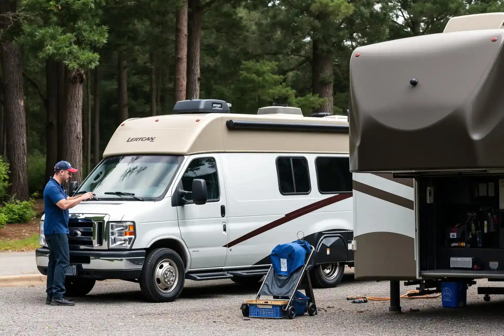 Columbia SC Mobile RV Repair Technician On-Site Mobile RV repair in Columbia SC at campground near Congaree National Park